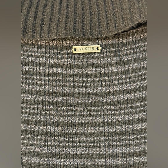 Prana Striped Cowl Neck Monica Sweater Dress Size M - Picture 6 of 8